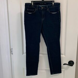 Michael Kors Dark Blue Cropped Skinny Jeans Size 6